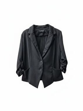 Stoosh Black Two-Button Women's Blazer